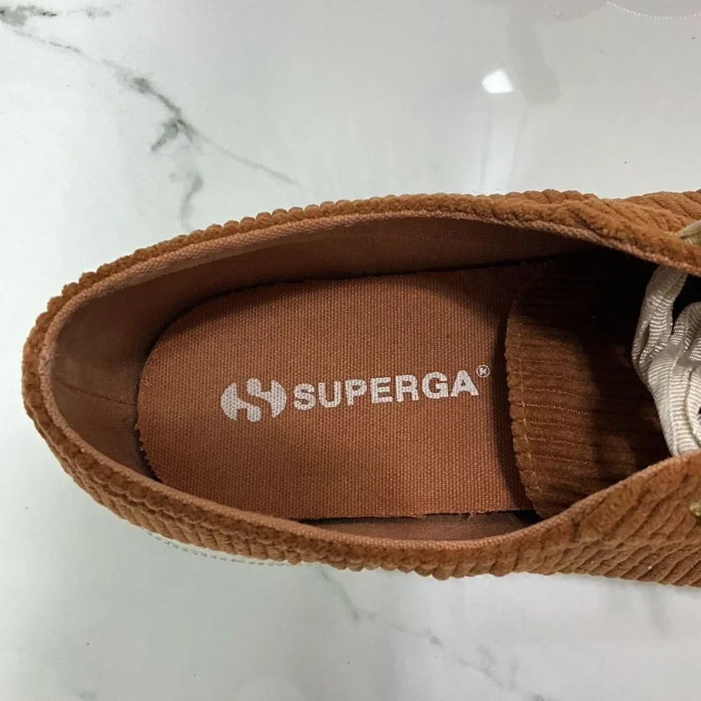 SUPERGA Anthropologie Corduroy Fashion Sneakers